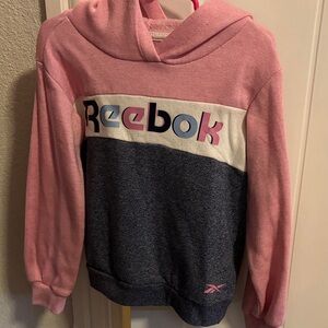 Reebok Pink and Dark Gray Pullover